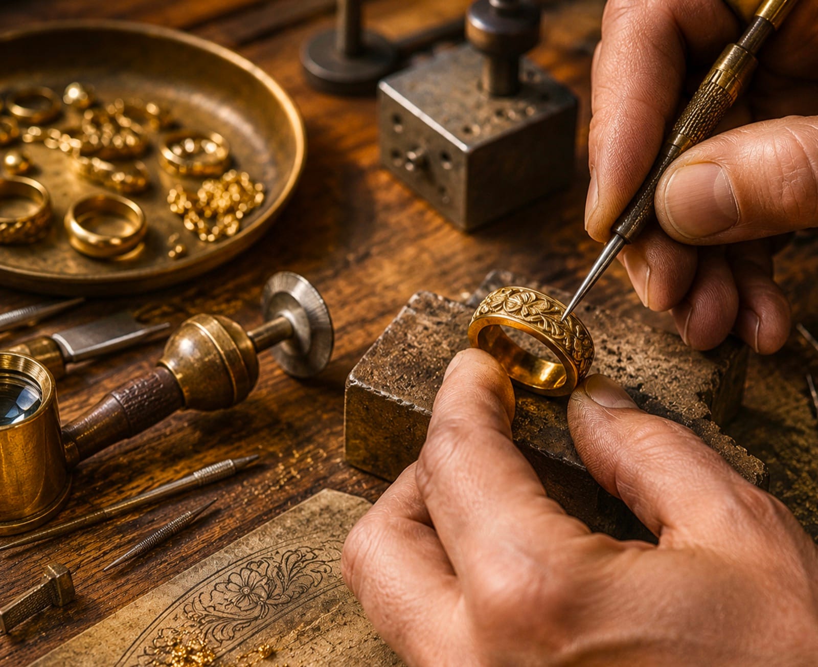 Goldschmiedearbeiten bei Brocker